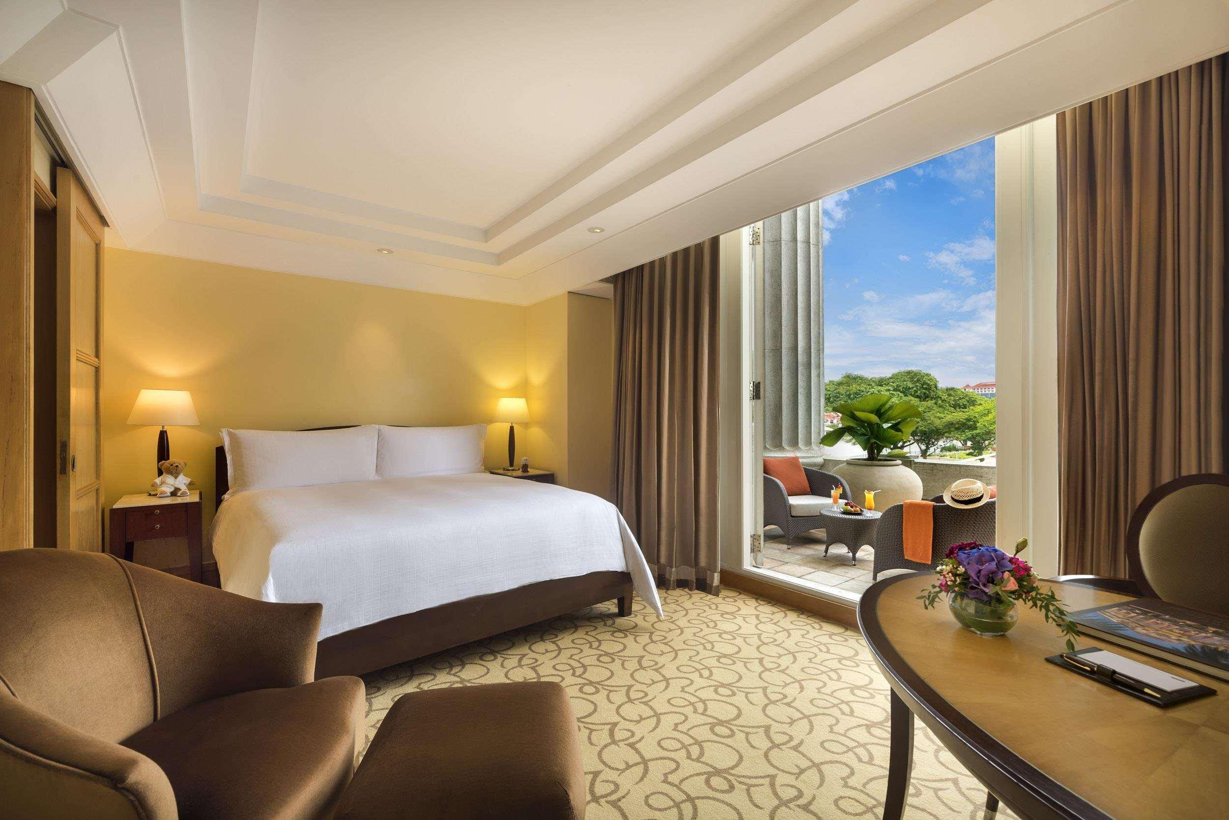 The Fullerton Hotel Szingapúr Kültér fotó Deluxe Room